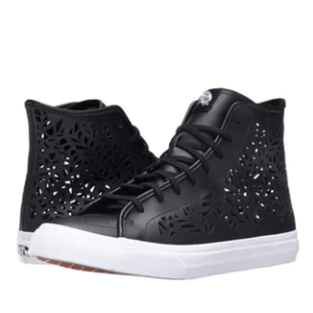 Vans Sk8-Hi Decon Leaves/Black Ankle-High Leather Sneaker Women's US 7.5 - Picture 8 of 8